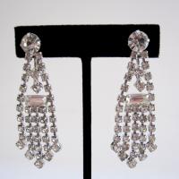 Vintage Rhinestone Earrings