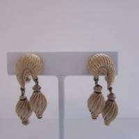 Vintage Monet Goldtone Earrings