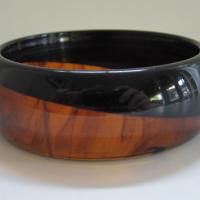 Vintage Tortoise and Black Bangle