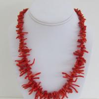 Vintage Branch Coral Necklace
