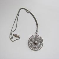 Vintage Silver Filigree Necklace