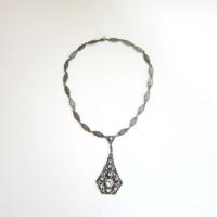 Art Deco Rock Crystal Necklace