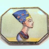 Vtg. Egyptian Revival Brooch