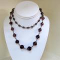 1920s Art Deco Czech Amethyst Necklace