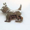 Art Deco Sterling Scotty Brooch