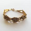 Art Deco Calla Lily Pearl Bracelet